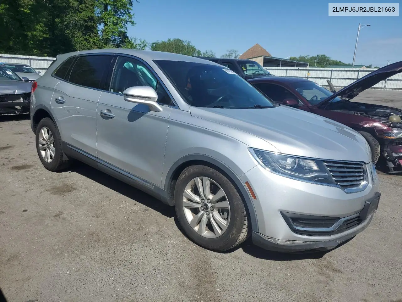 2018 Lincoln Mkx Premiere VIN: 2LMPJ6JR2JBL21663 Lot: 55940395