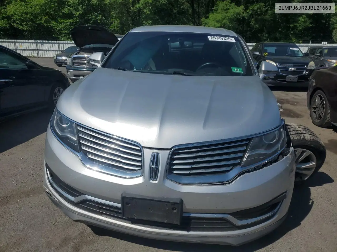 2018 Lincoln Mkx Premiere VIN: 2LMPJ6JR2JBL21663 Lot: 55940395