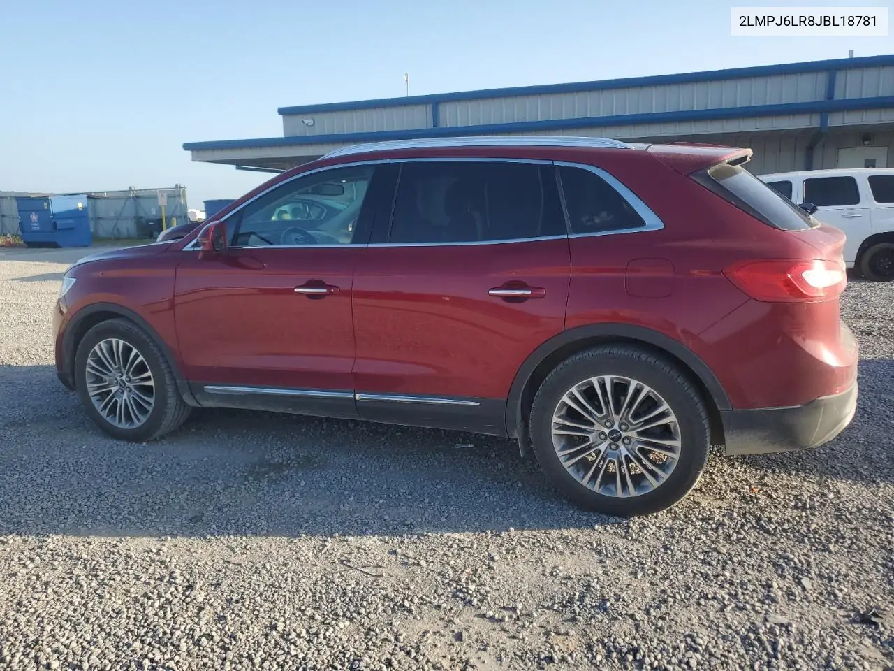 2018 Lincoln Mkx Reserve VIN: 2LMPJ6LR8JBL18781 Lot: 61950925