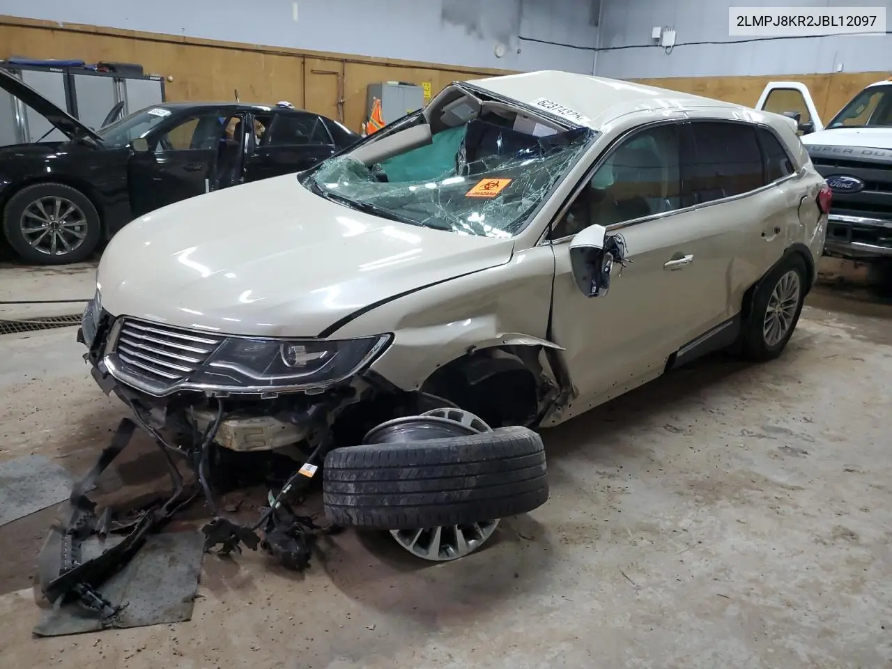 2018 Lincoln Mkx Select VIN: 2LMPJ8KR2JBL12097 Lot: 62374325