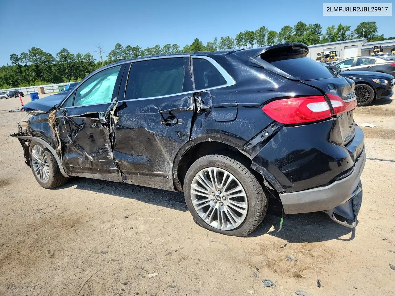 2018 Lincoln Mkx Reserve VIN: 2LMPJ8LR2JBL29917 Lot: 62494995