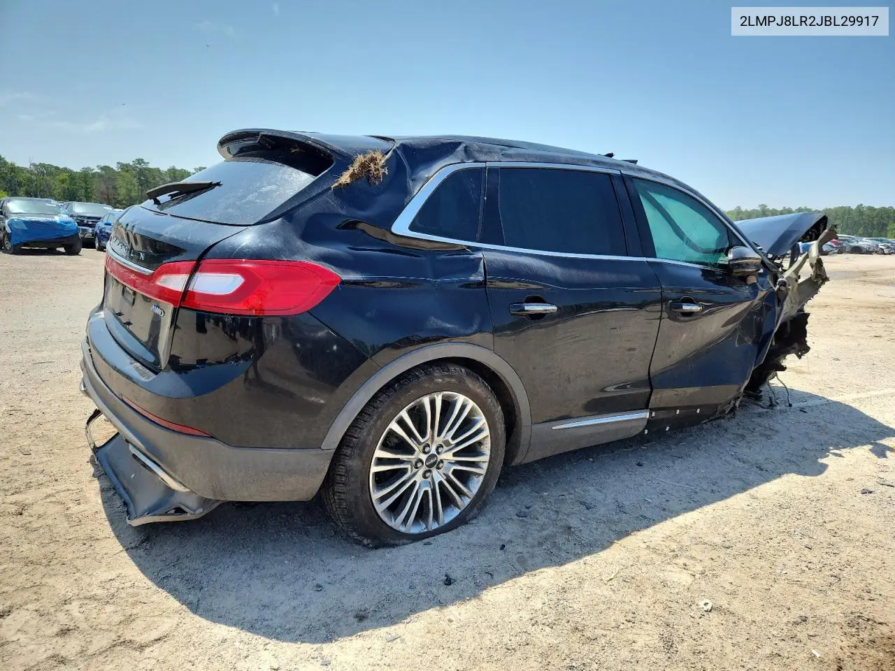 2018 Lincoln Mkx Reserve VIN: 2LMPJ8LR2JBL29917 Lot: 62494995