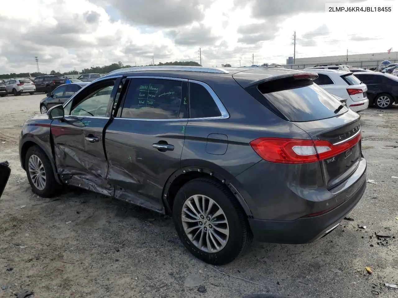 2018 Lincoln Mkx Select VIN: 2LMPJ6KR4JBL18455 Lot: 62752765