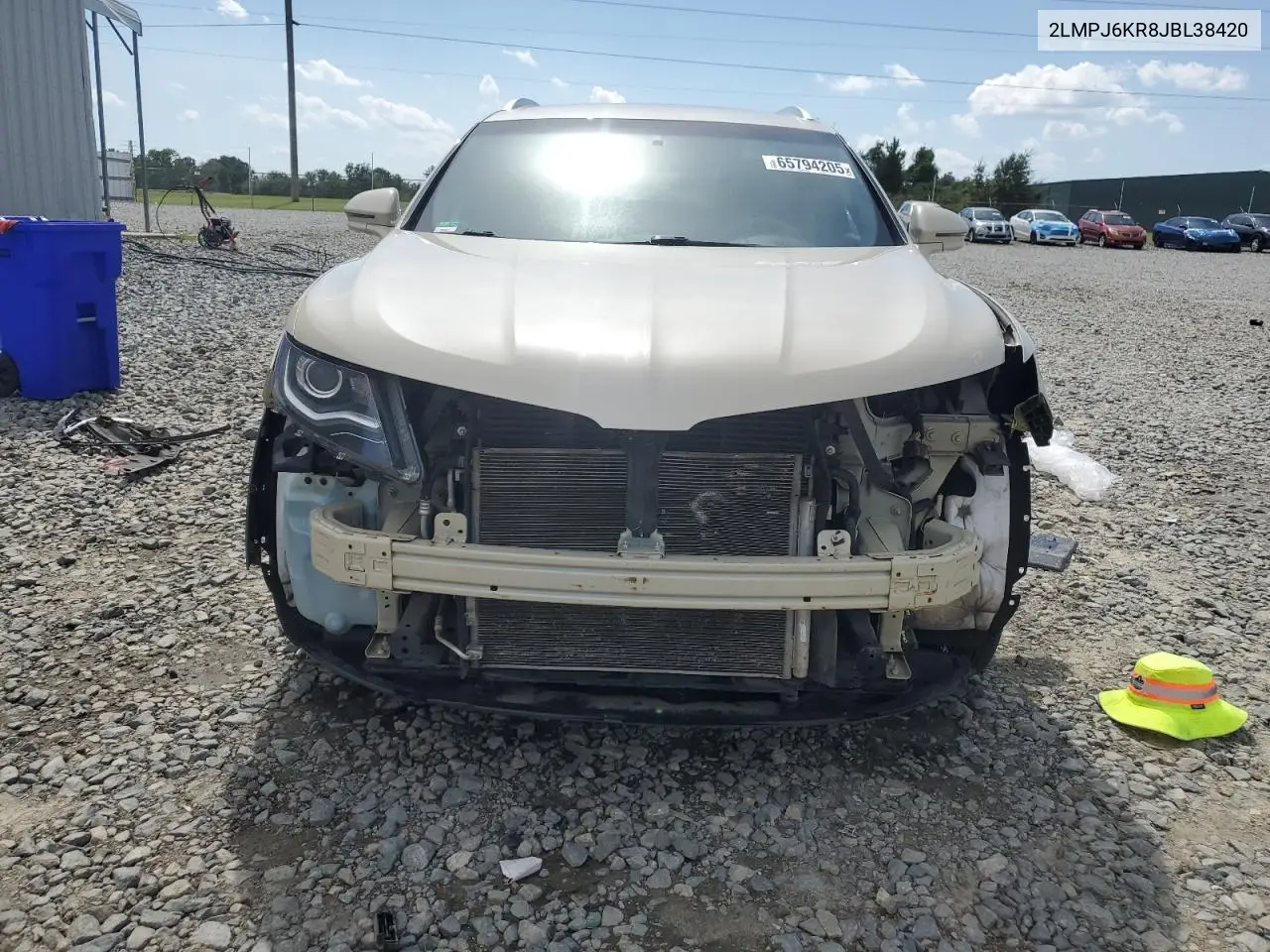 2018 Lincoln Mkx Select VIN: 2LMPJ6KR8JBL38420 Lot: 65794205
