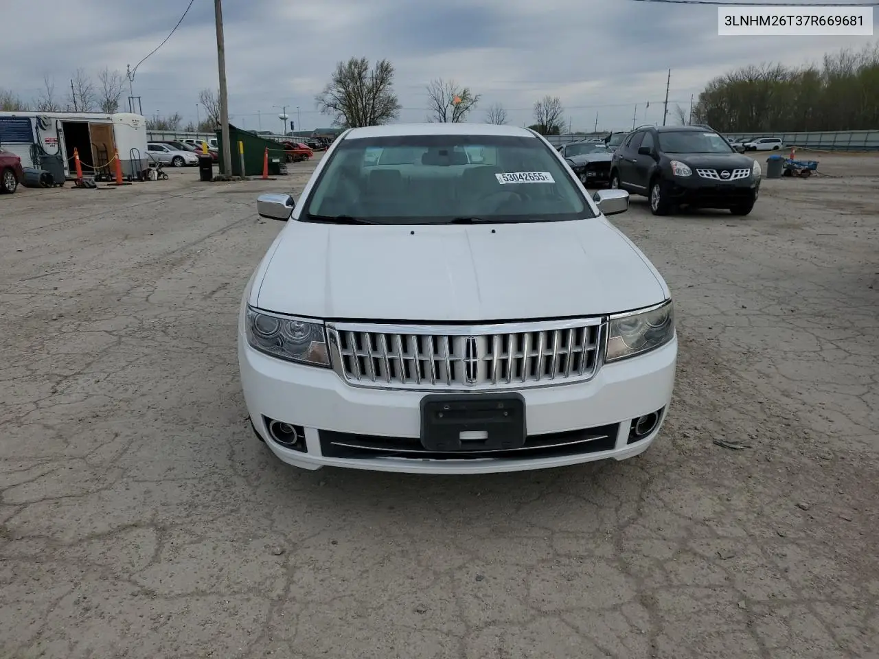 2007 Lincoln Mkz VIN: 3LNHM26T37R669681 Lot: 53042655