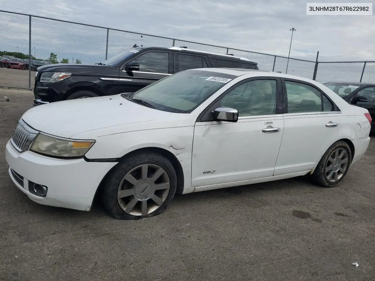 2007 Lincoln Mkz VIN: 3LNHM28T67R622982 Lot: 56433205