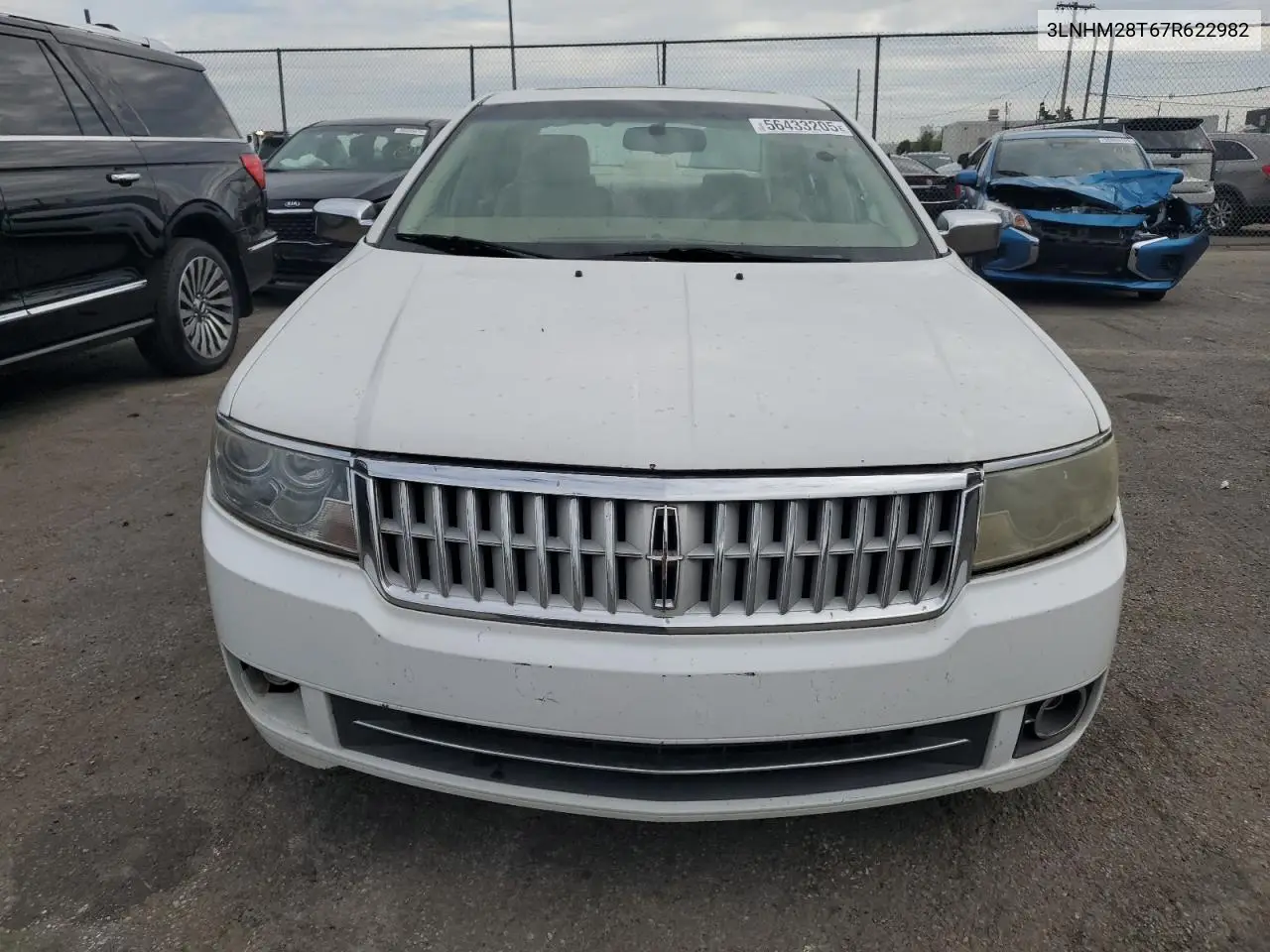 2007 Lincoln Mkz VIN: 3LNHM28T67R622982 Lot: 56433205