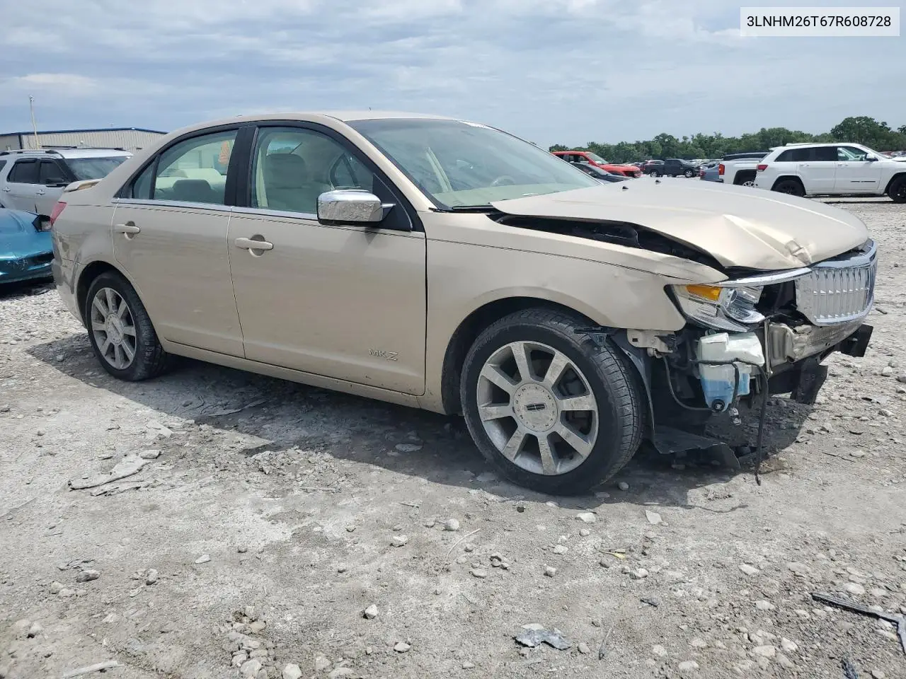 2007 Lincoln Mkz VIN: 3LNHM26T67R608728 Lot: 61432465