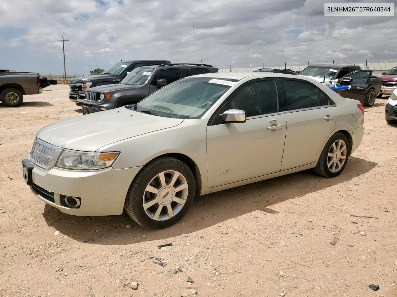 2007 Lincoln Mkz VIN: 3LNHM26T57R640344 Lot: 61862255