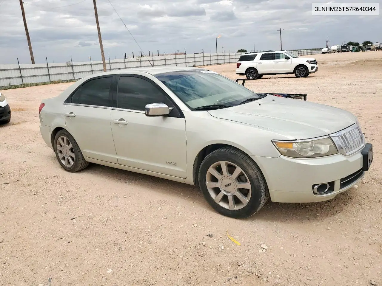 2007 Lincoln Mkz VIN: 3LNHM26T57R640344 Lot: 61862255