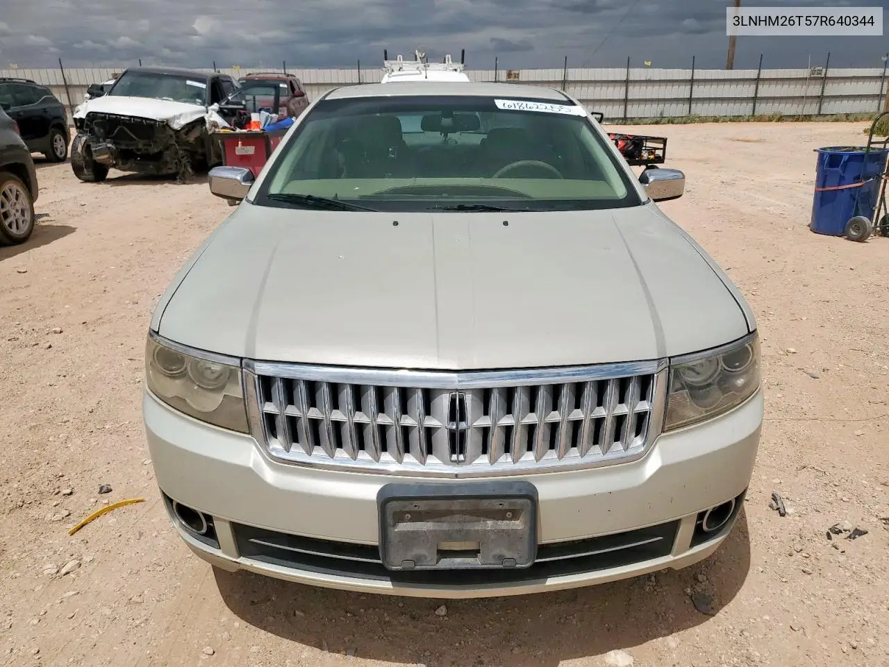 2007 Lincoln Mkz VIN: 3LNHM26T57R640344 Lot: 61862255
