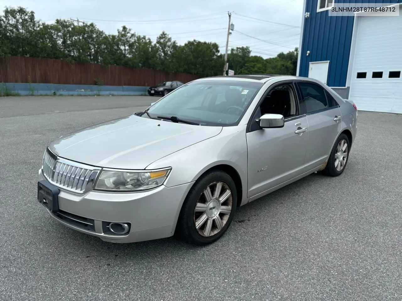 2007 Lincoln Mkz VIN: 3LNHM28T87R648712 Lot: 62202585