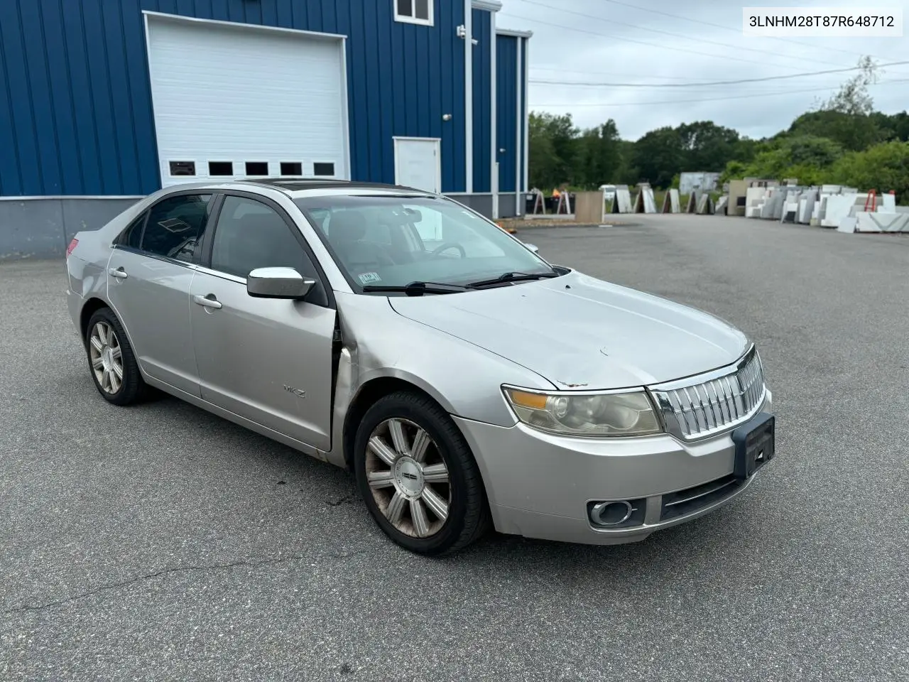 2007 Lincoln Mkz VIN: 3LNHM28T87R648712 Lot: 62202585