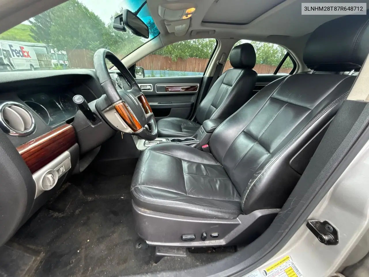 2007 Lincoln Mkz VIN: 3LNHM28T87R648712 Lot: 62202585