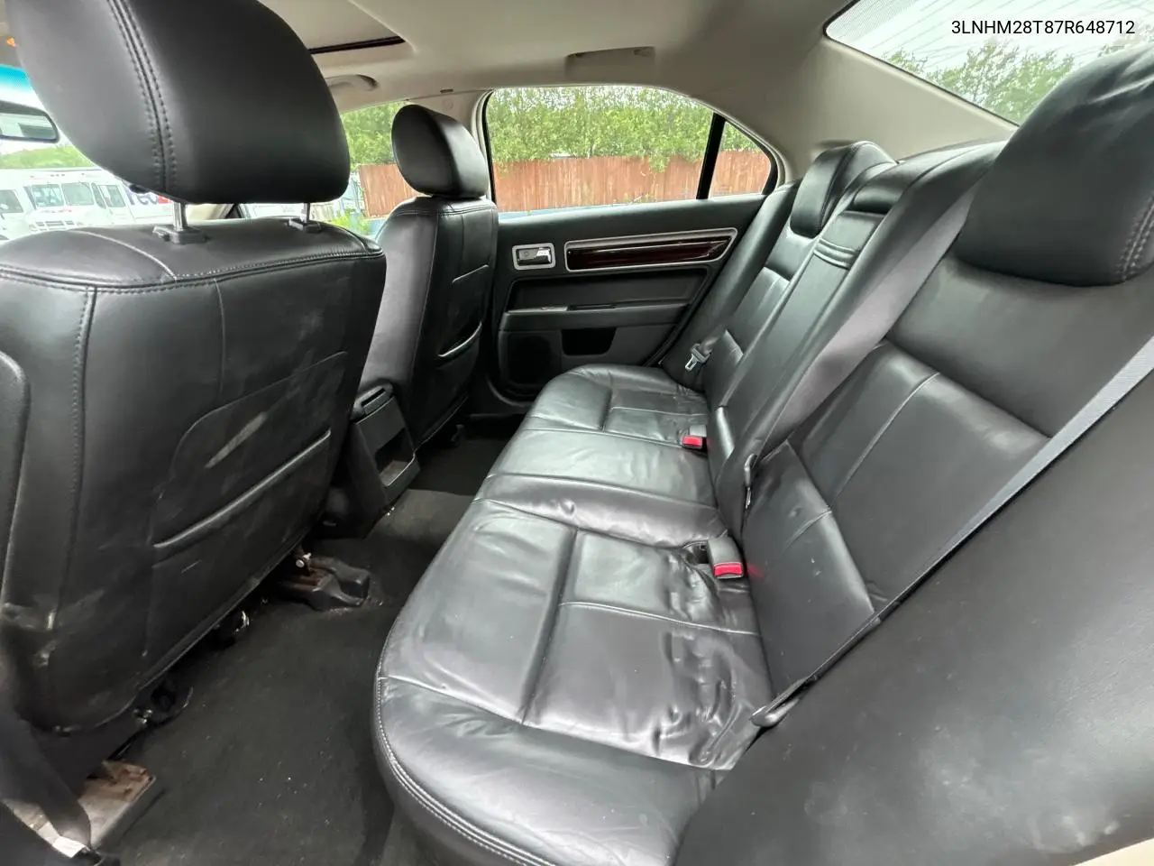 2007 Lincoln Mkz VIN: 3LNHM28T87R648712 Lot: 62202585