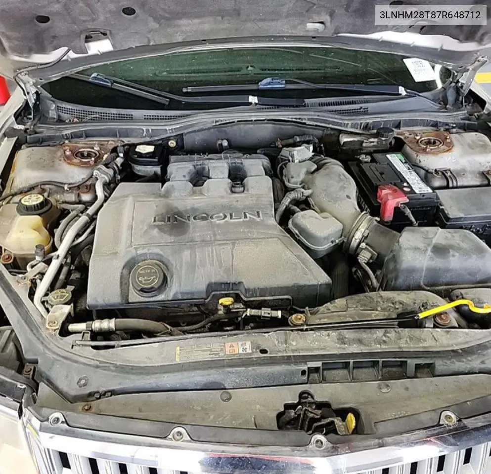 2007 Lincoln Mkz VIN: 3LNHM28T87R648712 Lot: 62202585