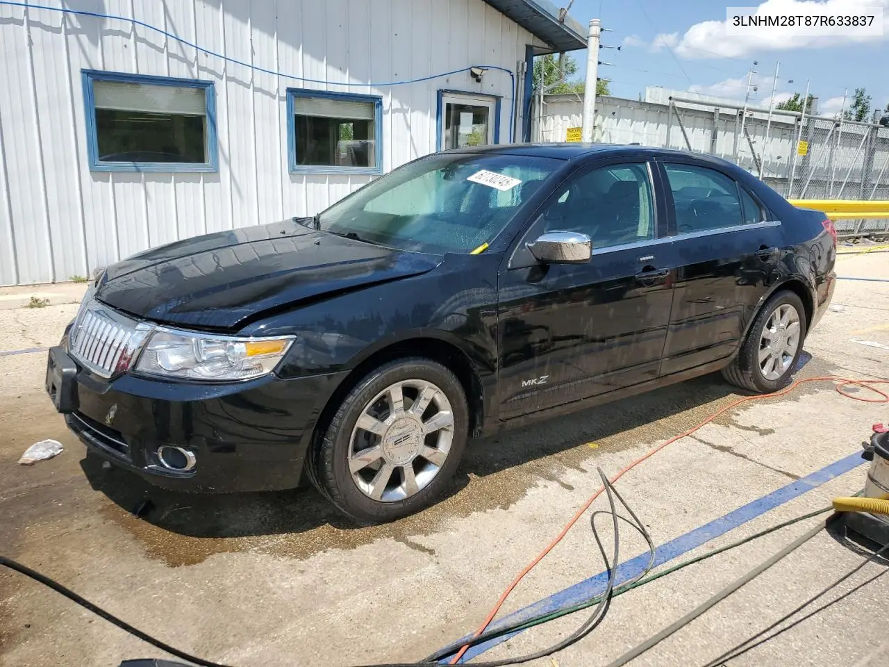 2007 Lincoln Mkz VIN: 3LNHM28T87R633837 Lot: 62730245