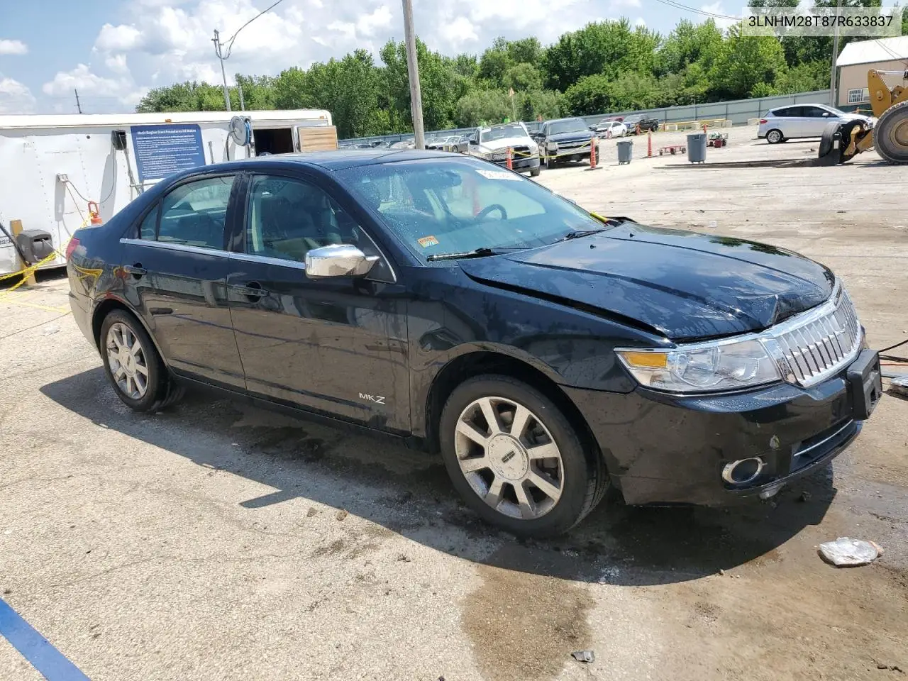2007 Lincoln Mkz VIN: 3LNHM28T87R633837 Lot: 62730245