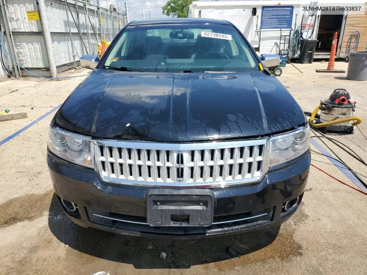 2007 Lincoln Mkz VIN: 3LNHM28T87R633837 Lot: 62730245