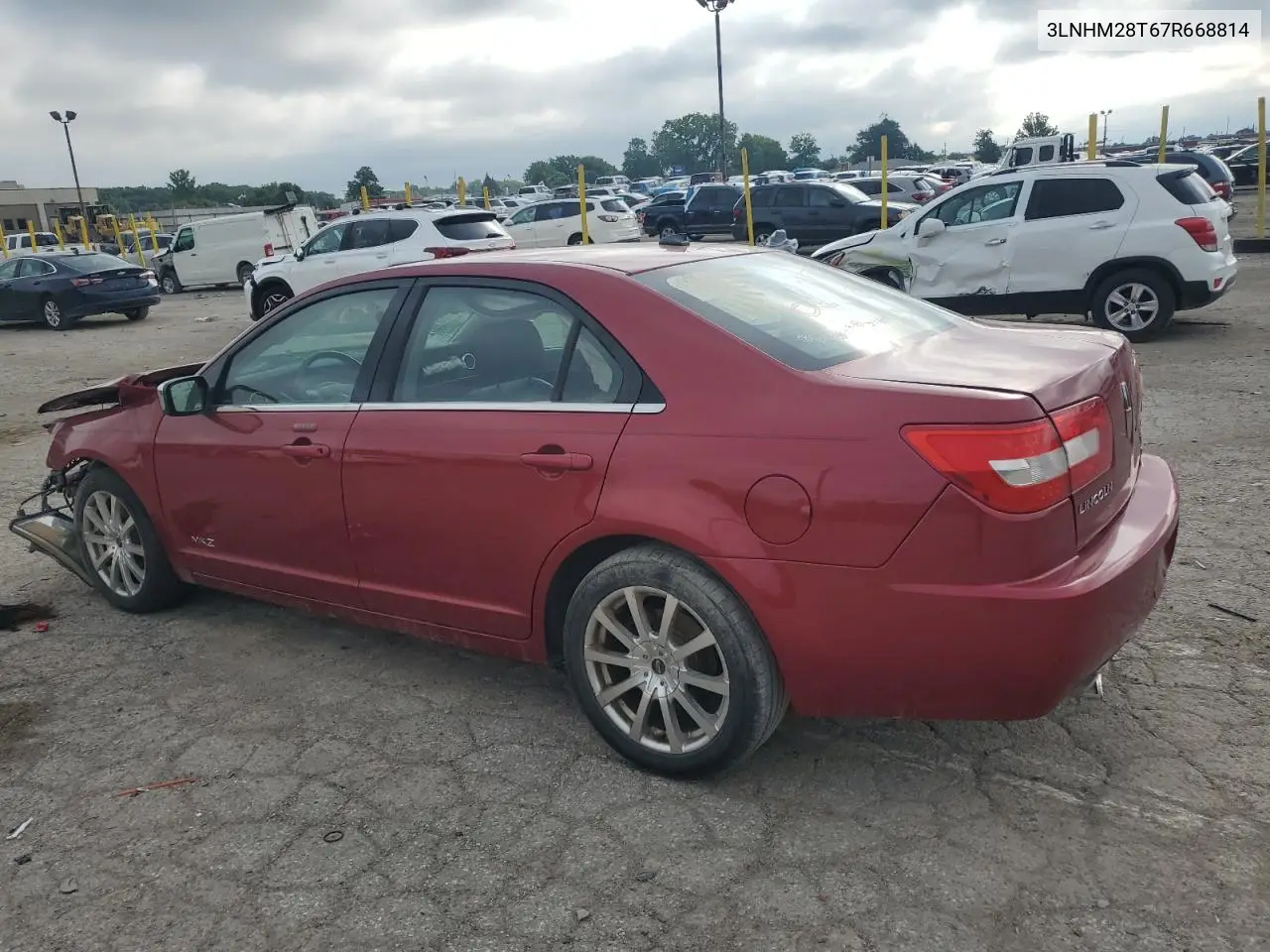 2007 Lincoln Mkz VIN: 3LNHM28T67R668814 Lot: 62990755