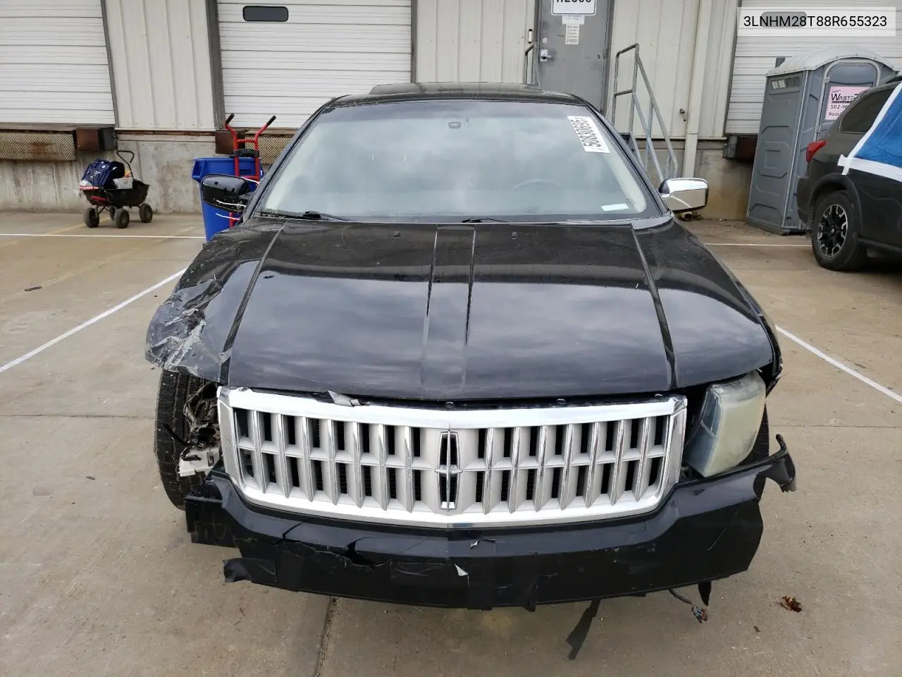 2008 Lincoln Mkz VIN: 3LNHM28T88R655323 Lot: 50830695