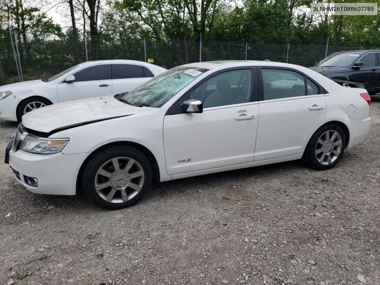 2008 Lincoln Mkz VIN: 3LNHM26T08R607785 Lot: 55038525