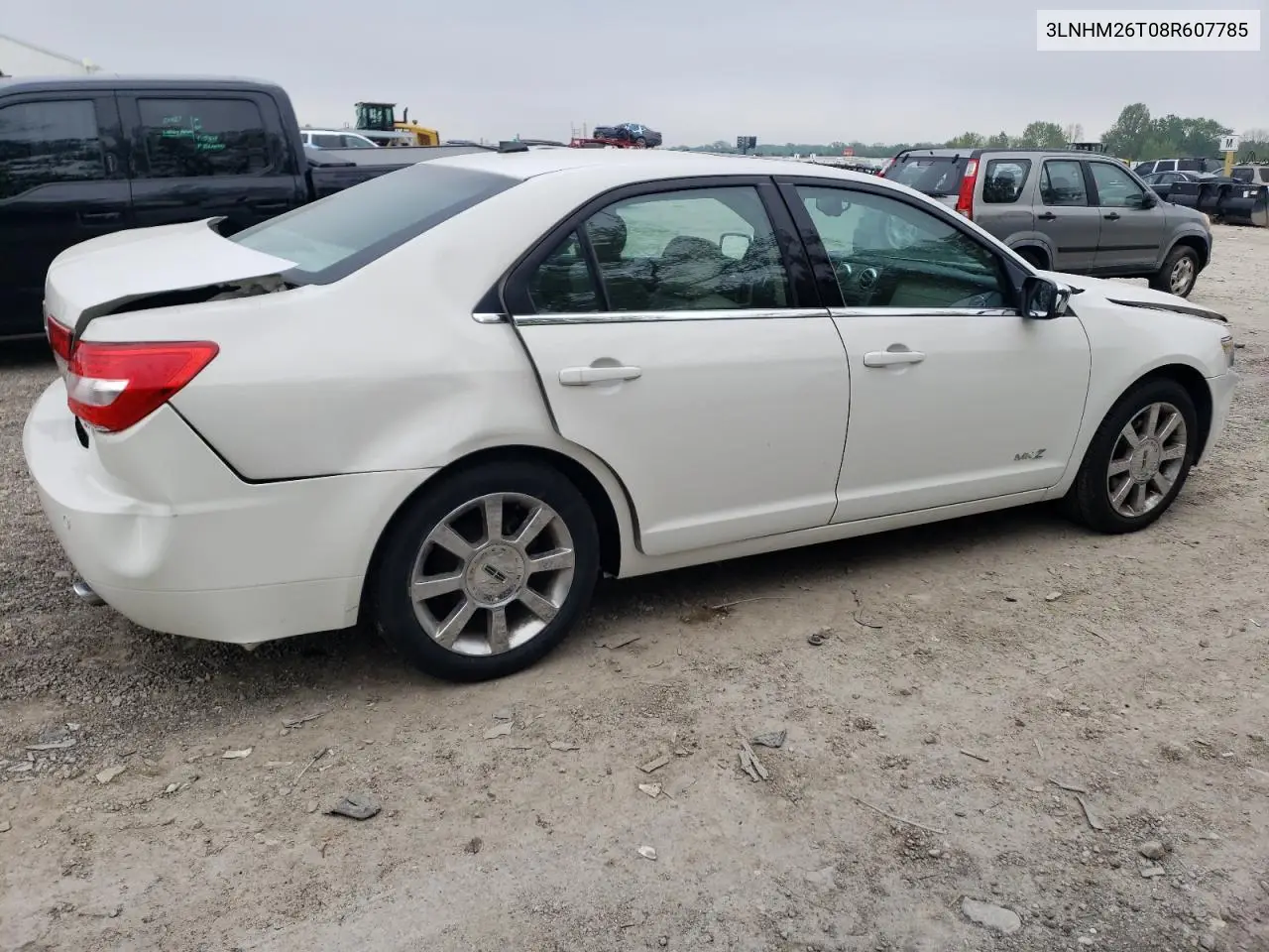 2008 Lincoln Mkz VIN: 3LNHM26T08R607785 Lot: 55038525
