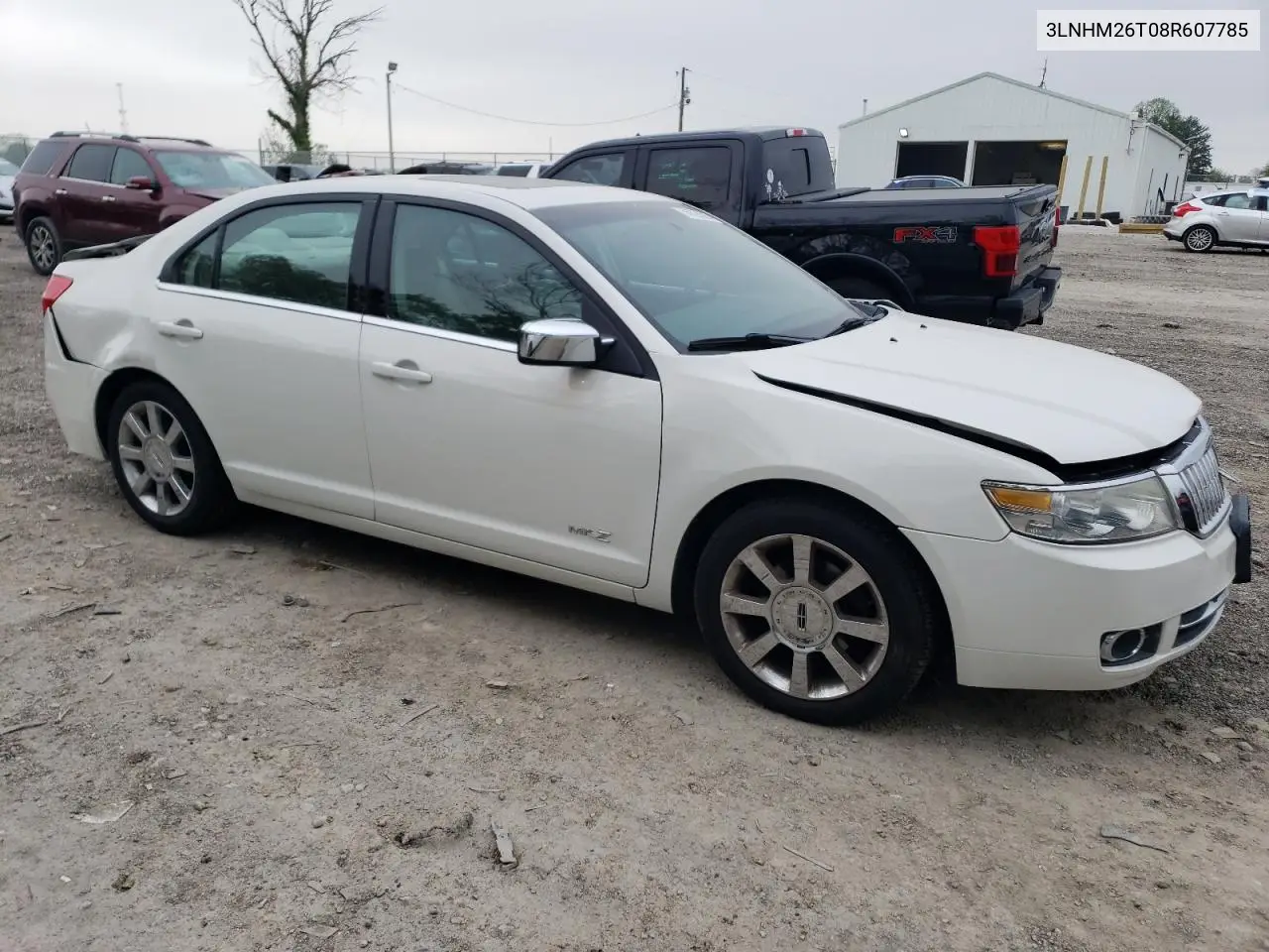2008 Lincoln Mkz VIN: 3LNHM26T08R607785 Lot: 55038525