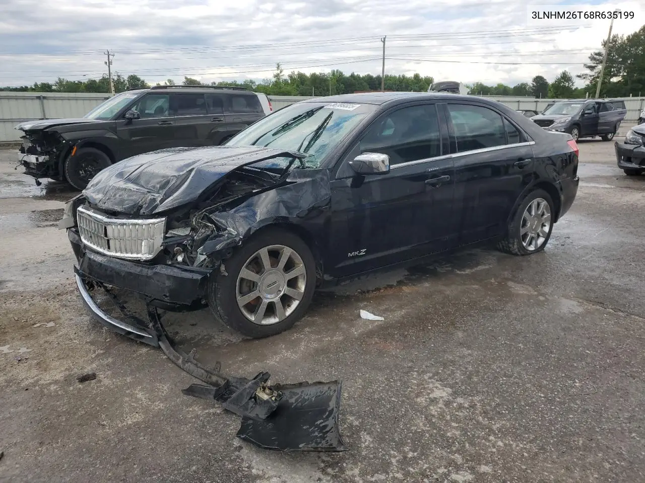 2008 Lincoln Mkz VIN: 3LNHM26T68R635199 Lot: 56189525