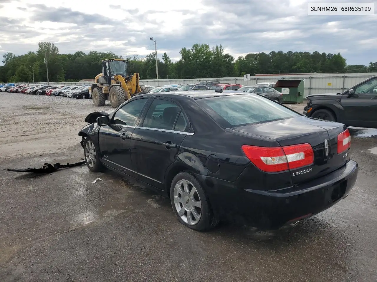 2008 Lincoln Mkz VIN: 3LNHM26T68R635199 Lot: 56189525