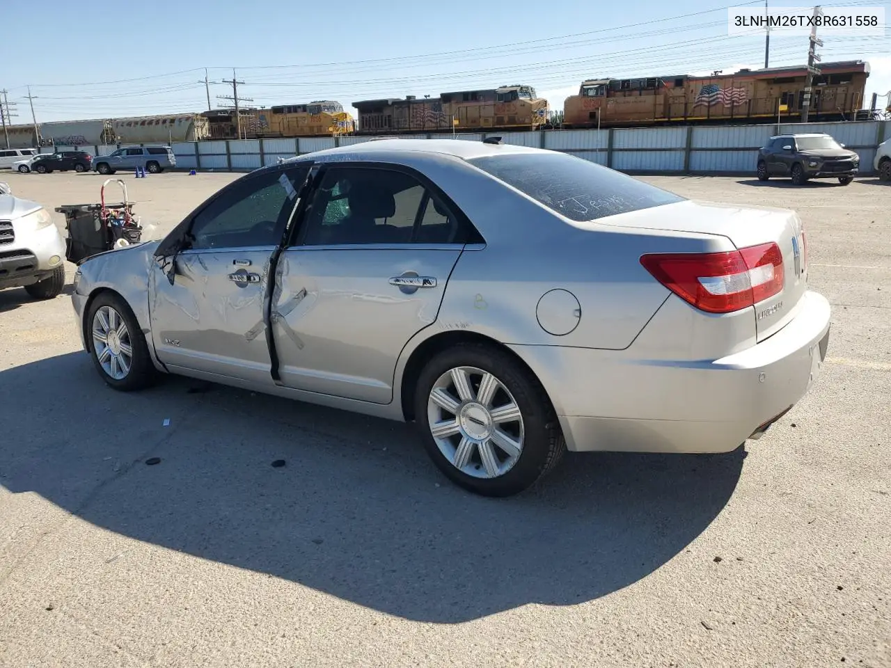2008 Lincoln Mkz VIN: 3LNHM26TX8R631558 Lot: 56245115