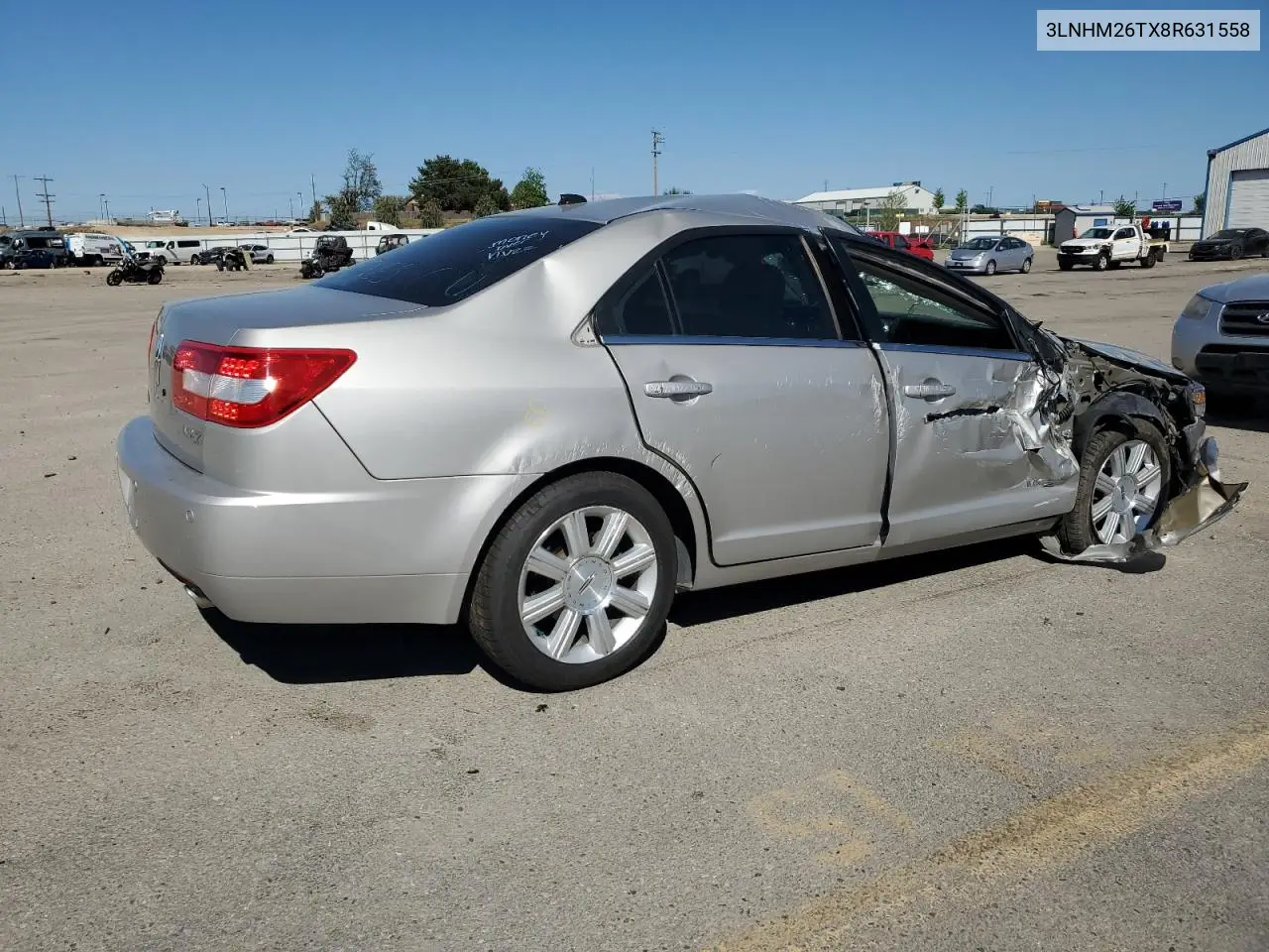 2008 Lincoln Mkz VIN: 3LNHM26TX8R631558 Lot: 56245115