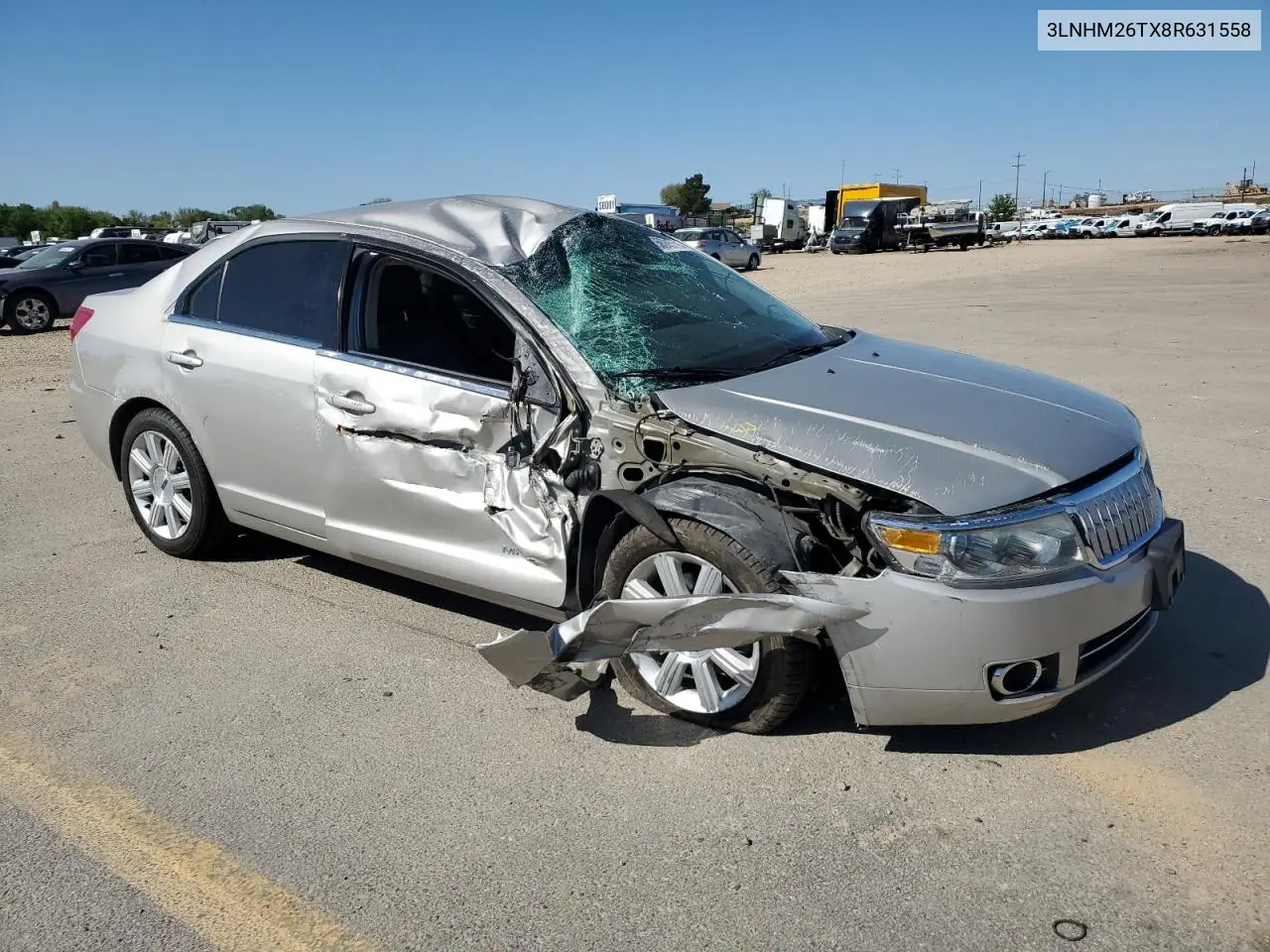 2008 Lincoln Mkz VIN: 3LNHM26TX8R631558 Lot: 56245115