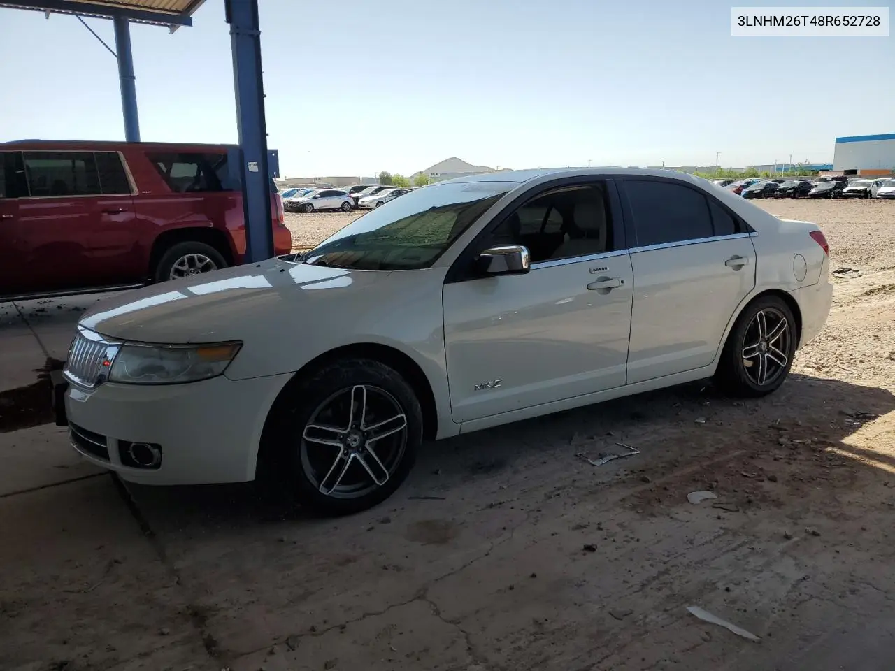 2008 Lincoln Mkz VIN: 3LNHM26T48R652728 Lot: 57098785