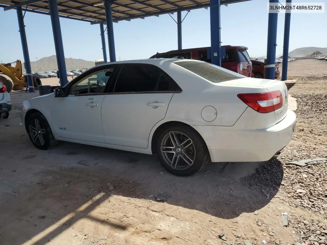2008 Lincoln Mkz VIN: 3LNHM26T48R652728 Lot: 57098785
