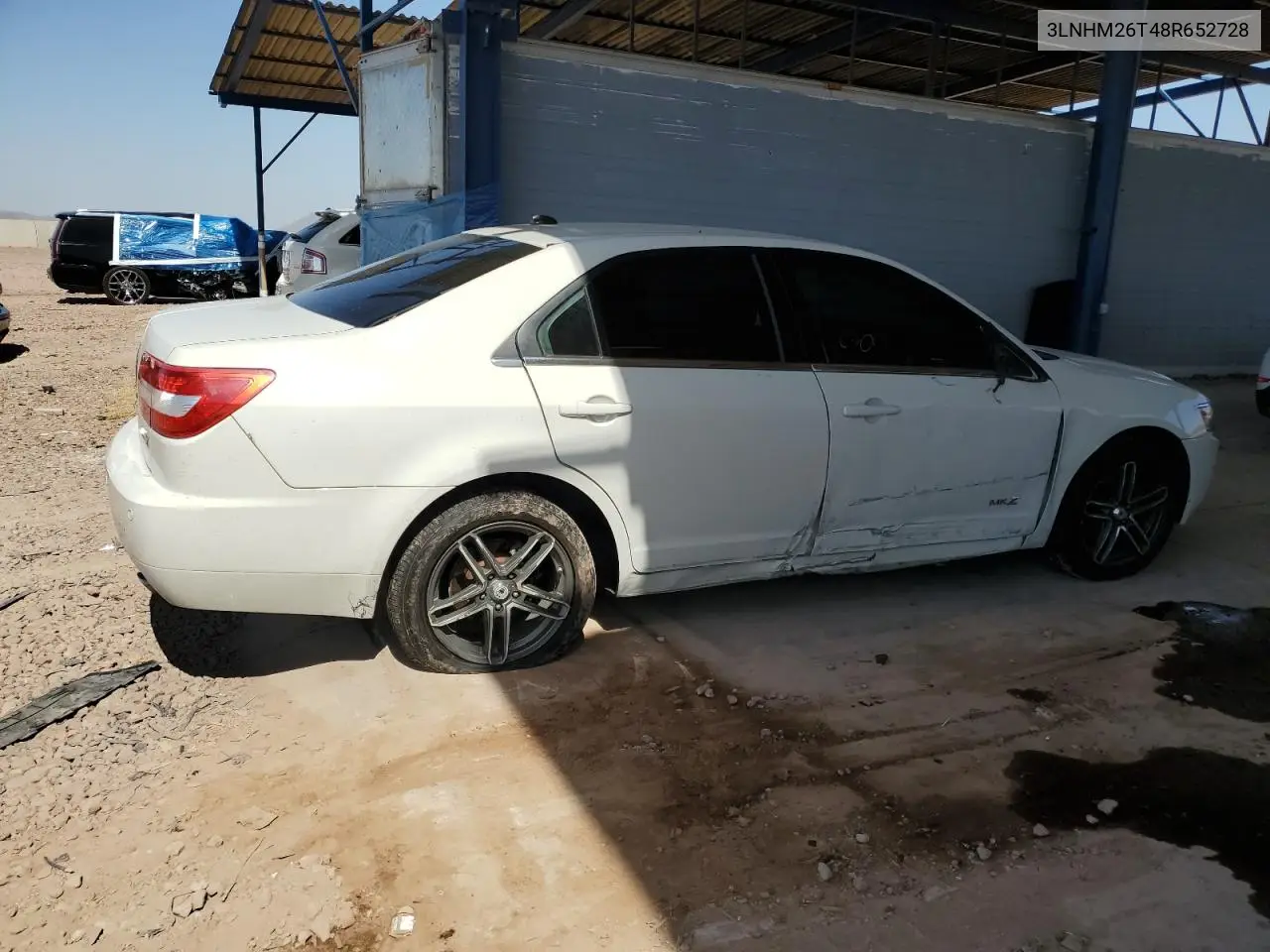 2008 Lincoln Mkz VIN: 3LNHM26T48R652728 Lot: 57098785