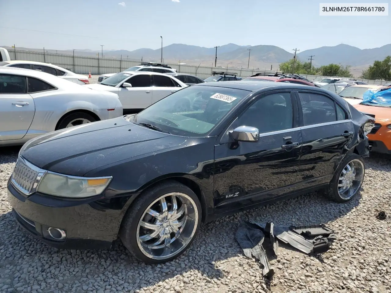 2008 Lincoln Mkz VIN: 3LNHM26T78R661780 Lot: 62887365