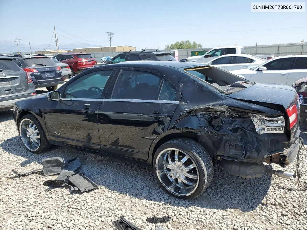 2008 Lincoln Mkz VIN: 3LNHM26T78R661780 Lot: 62887365