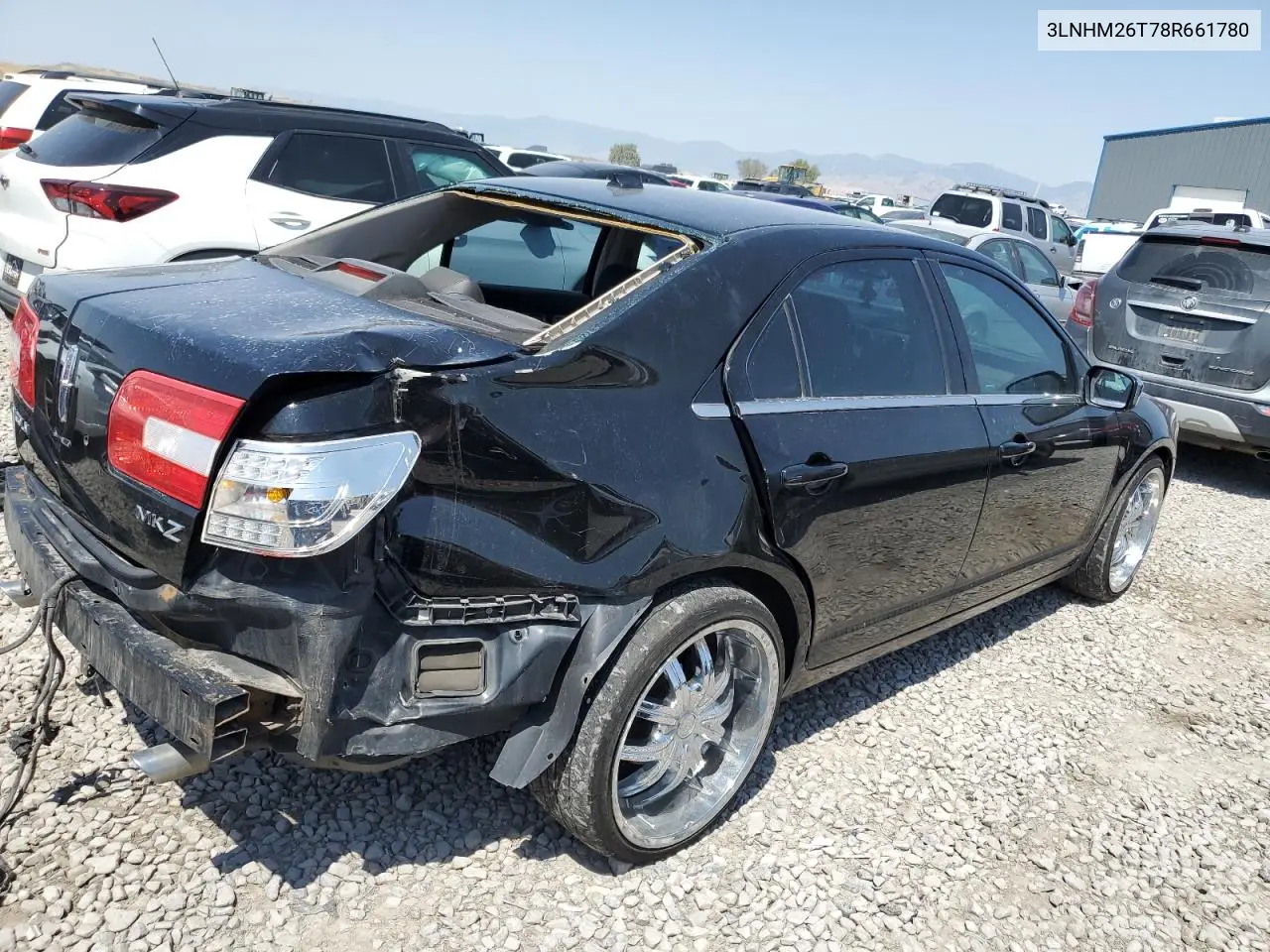 2008 Lincoln Mkz VIN: 3LNHM26T78R661780 Lot: 62887365