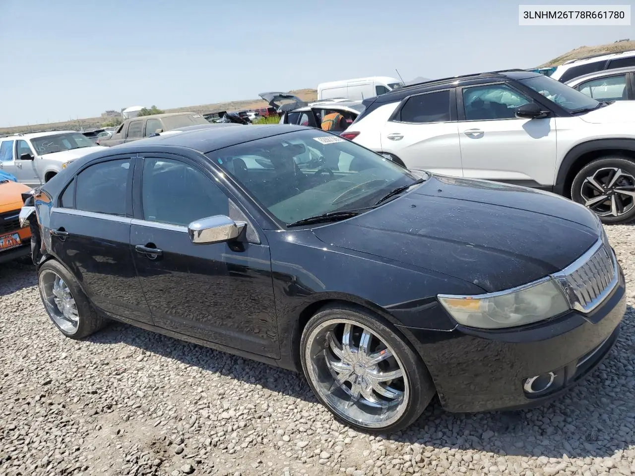2008 Lincoln Mkz VIN: 3LNHM26T78R661780 Lot: 62887365