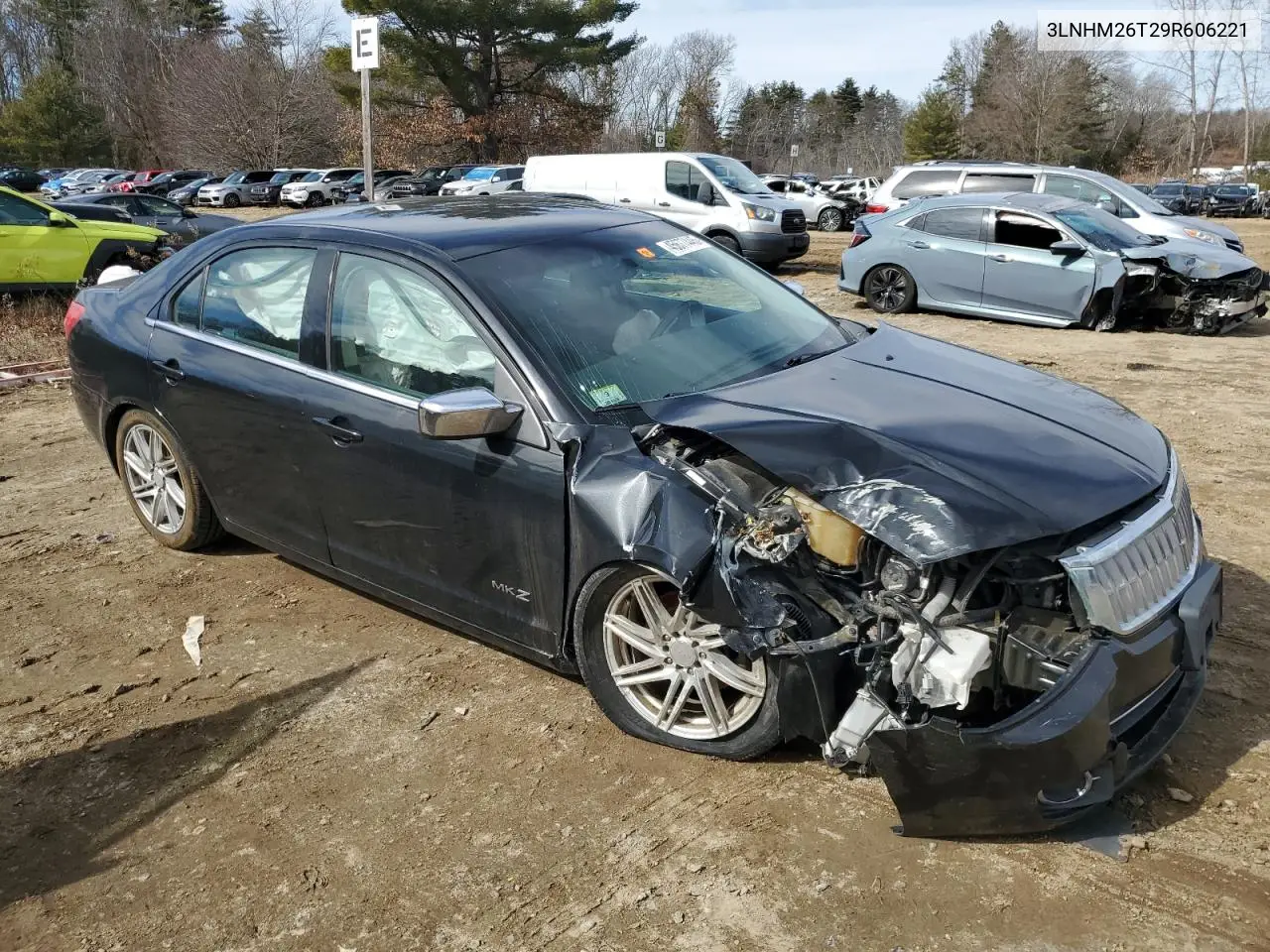 2009 Lincoln Mkz VIN: 3LNHM26T29R606221 Lot: 45677445
