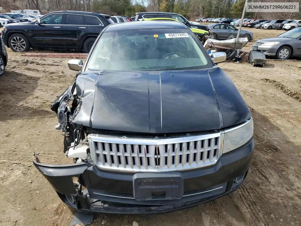 2009 Lincoln Mkz VIN: 3LNHM26T29R606221 Lot: 45677445