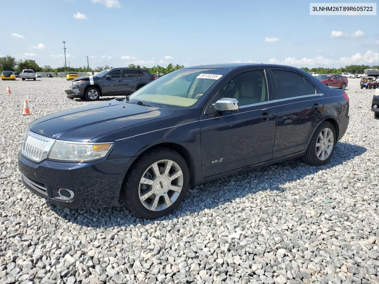 2009 Lincoln Mkz VIN: 3LNHM26T89R605722 Lot: 56133285