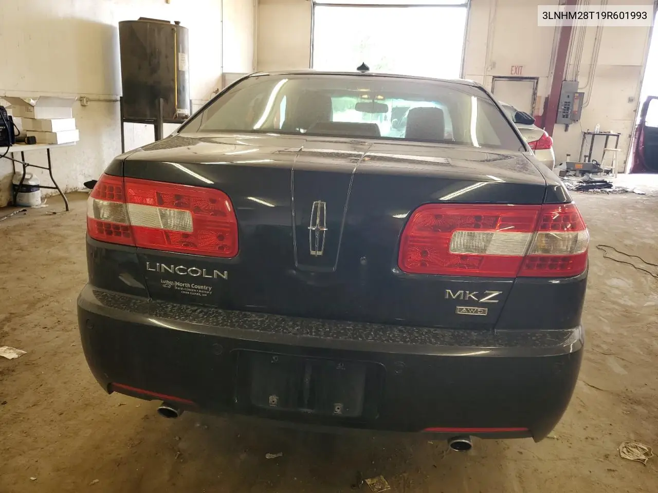 2009 Lincoln Mkz VIN: 3LNHM28T19R601993 Lot: 61201925