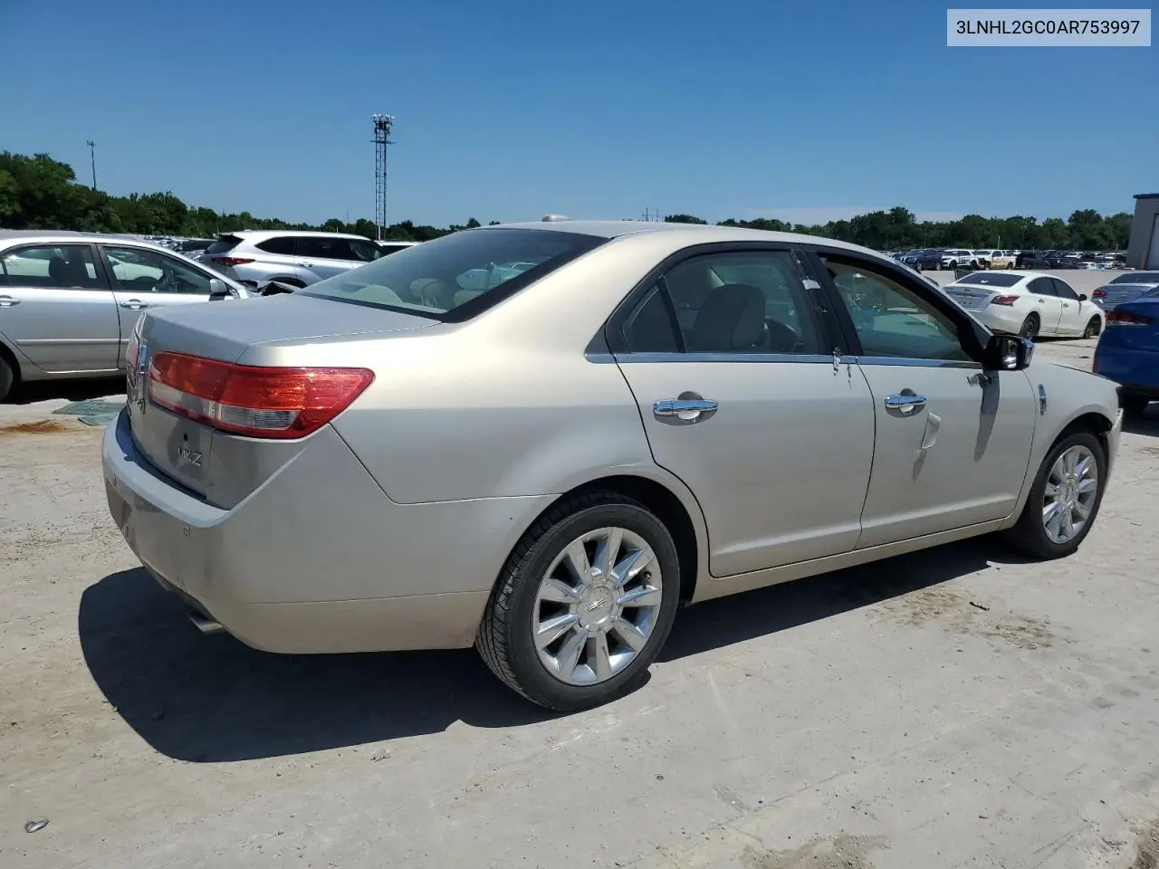 2010 Lincoln Mkz VIN: 3LNHL2GC0AR753997 Lot: 56212175