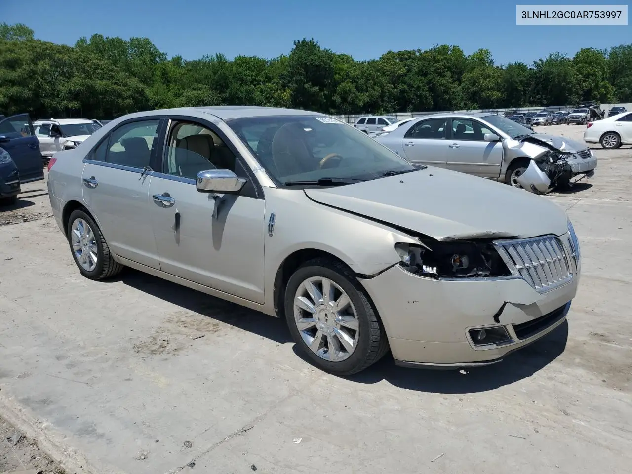 2010 Lincoln Mkz VIN: 3LNHL2GC0AR753997 Lot: 56212175