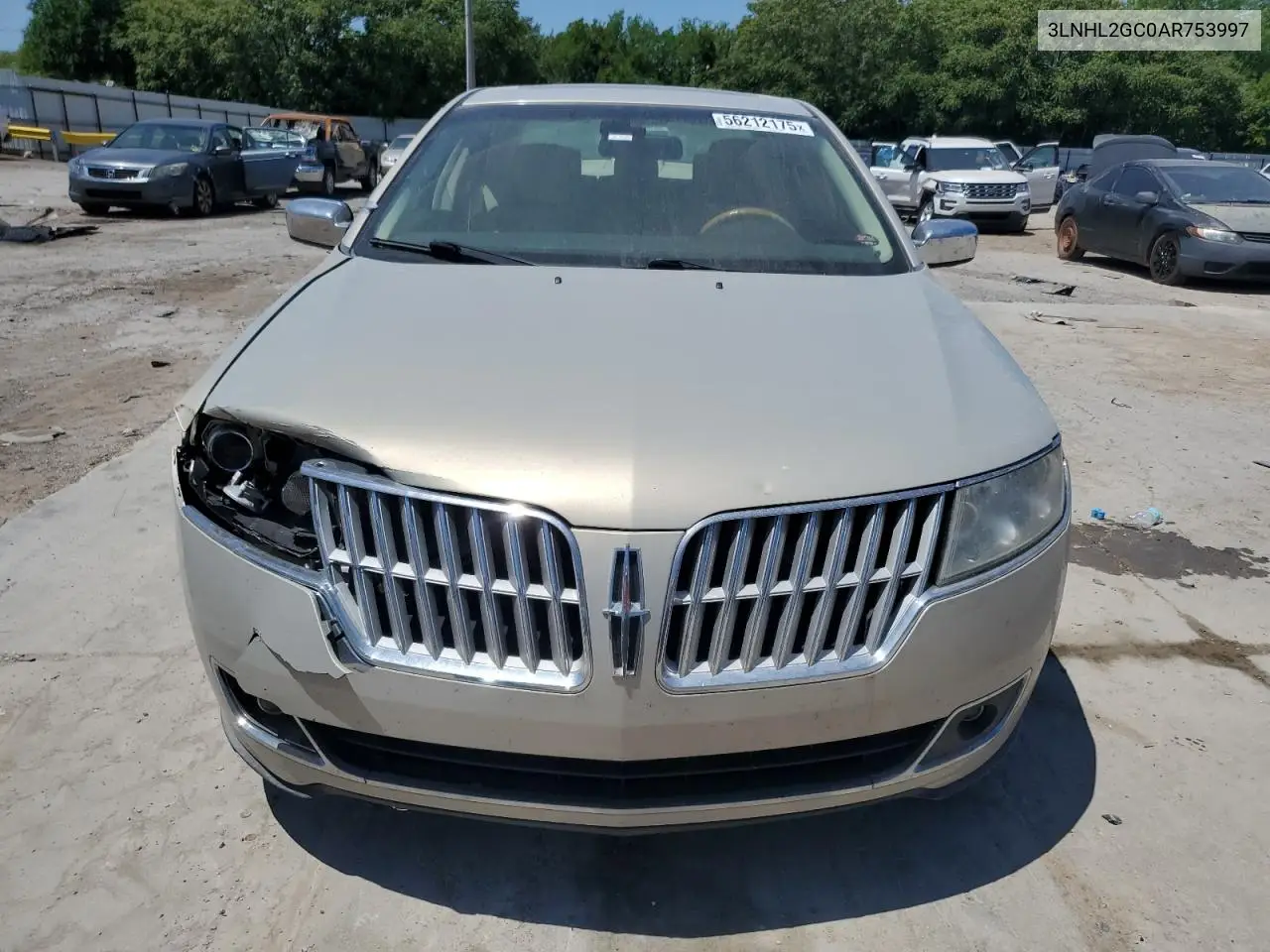2010 Lincoln Mkz VIN: 3LNHL2GC0AR753997 Lot: 56212175