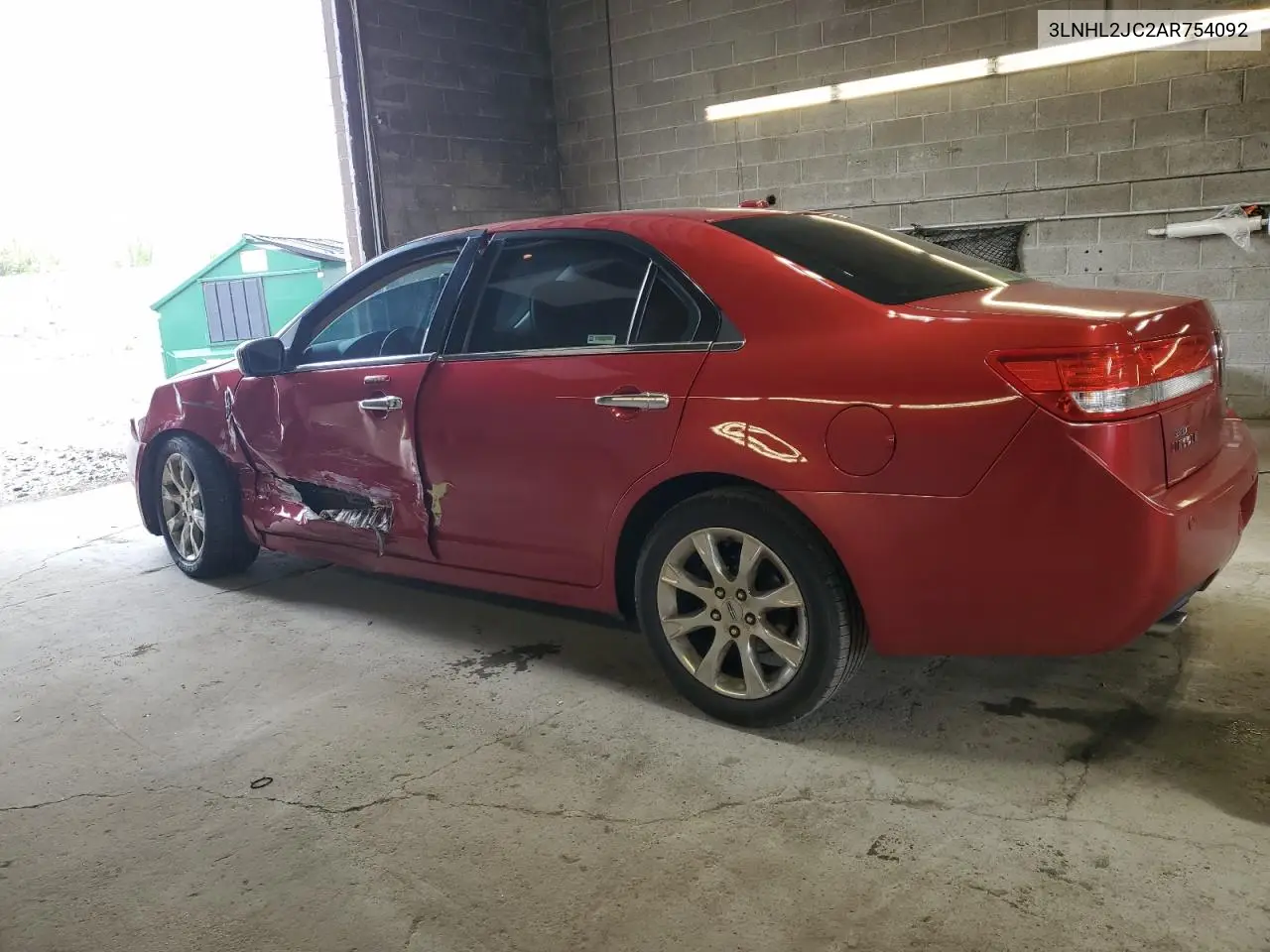 2010 Lincoln Mkz VIN: 3LNHL2JC2AR754092 Lot: 56493585