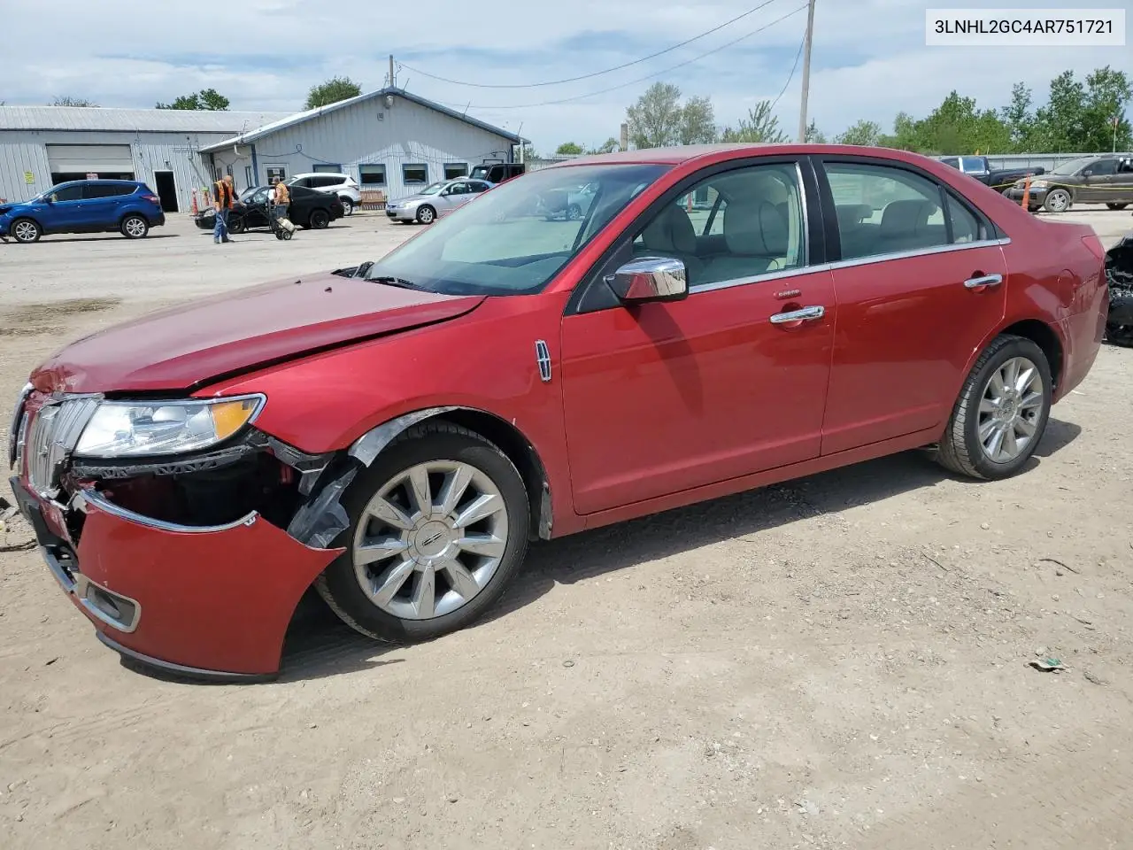 2010 Lincoln Mkz VIN: 3LNHL2GC4AR751721 Lot: 56644685