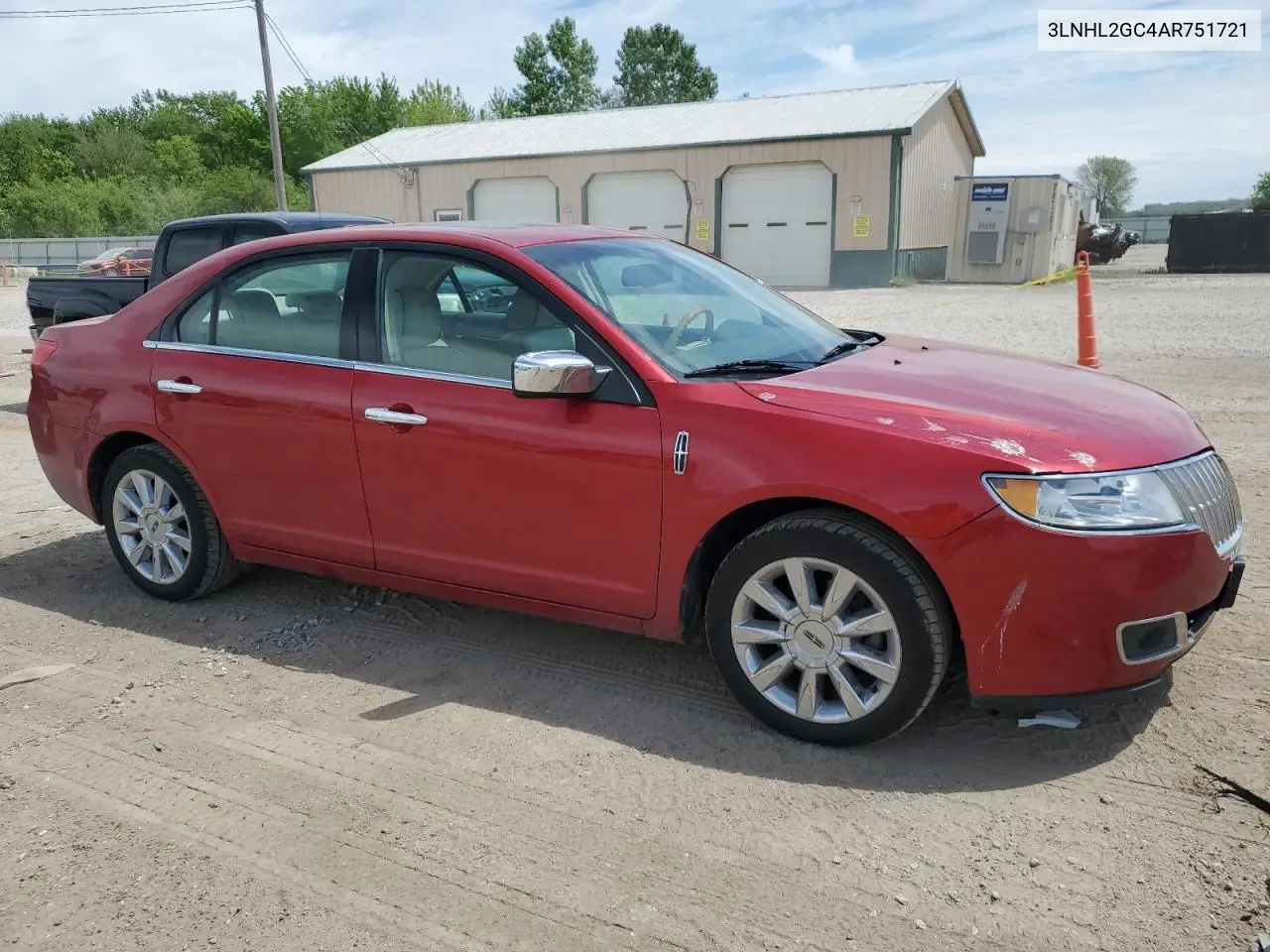 2010 Lincoln Mkz VIN: 3LNHL2GC4AR751721 Lot: 56644685